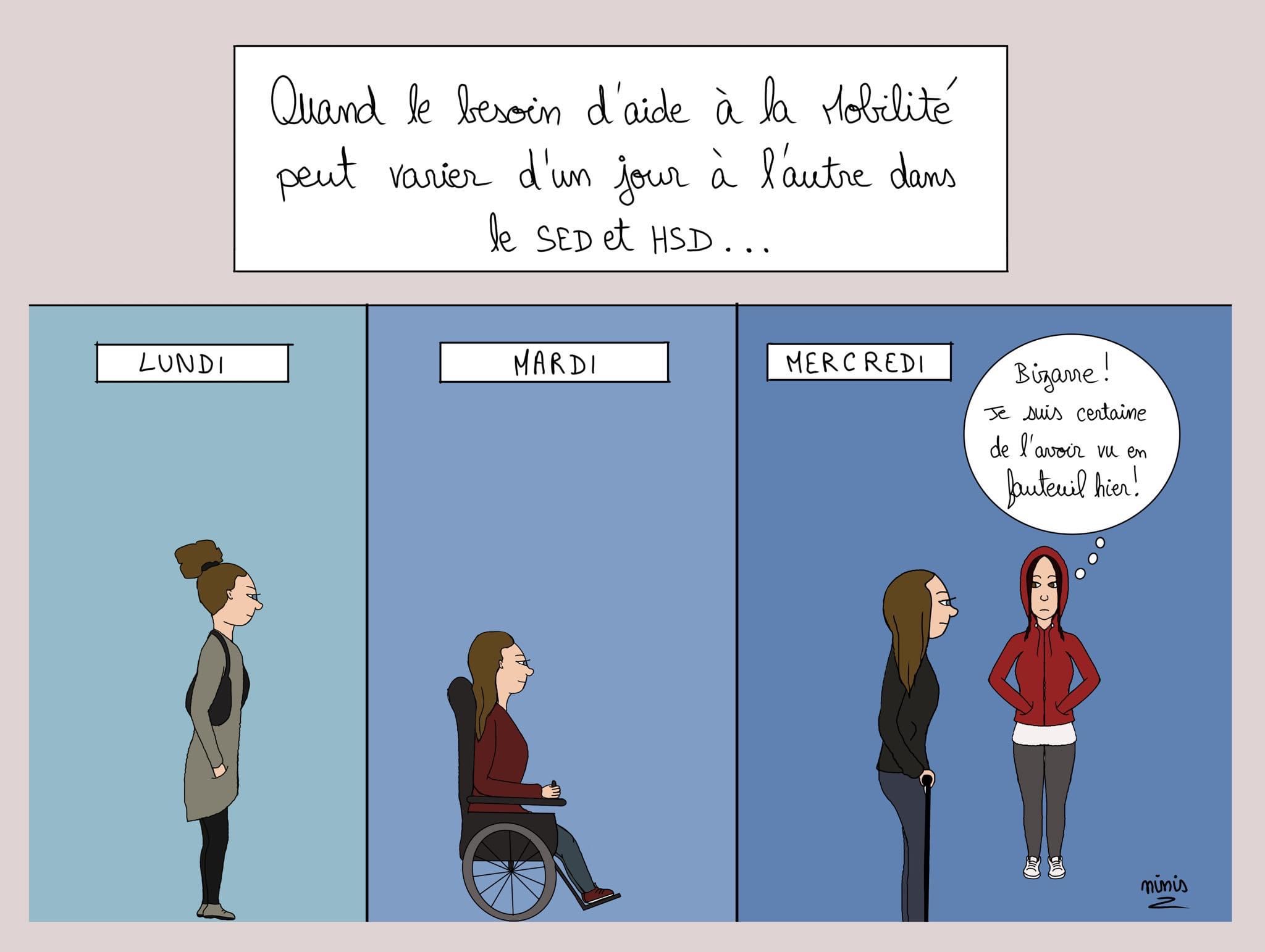 Nini et Sed - Mobilité - Handicap - SED - Femme - CAPITAINEs.