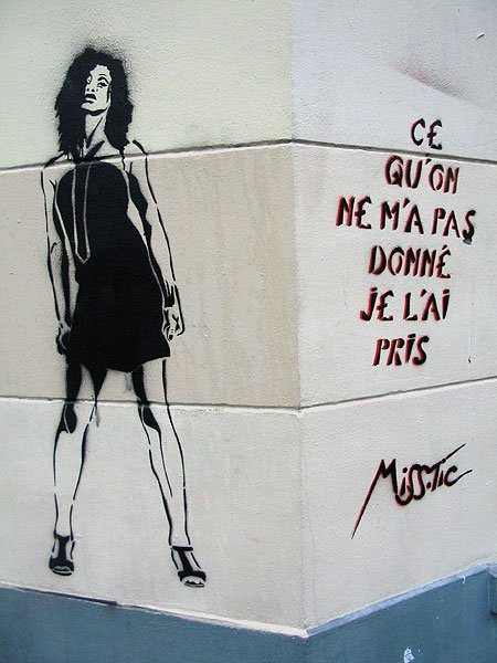Miss-Tic - Street- artiste - art- urbain- femme - capitaines - 1