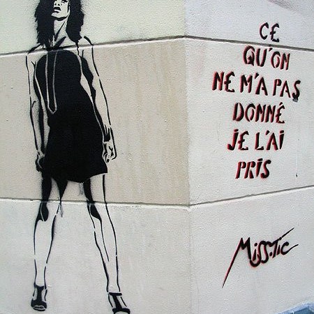 Miss-Tic - Street- artiste - art- urbain- femme - capitaines - 1