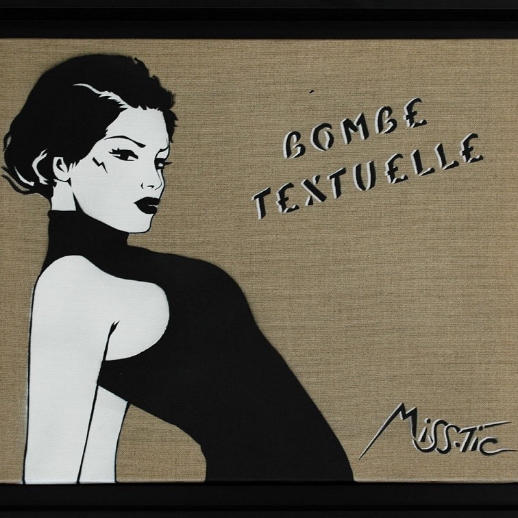Miss-Tic - Street- artiste - art- urbain- femme - capitaines - 5