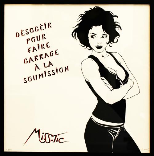 Miss-Tic - Street- artiste - art- urbain- femme - capitaines - 8