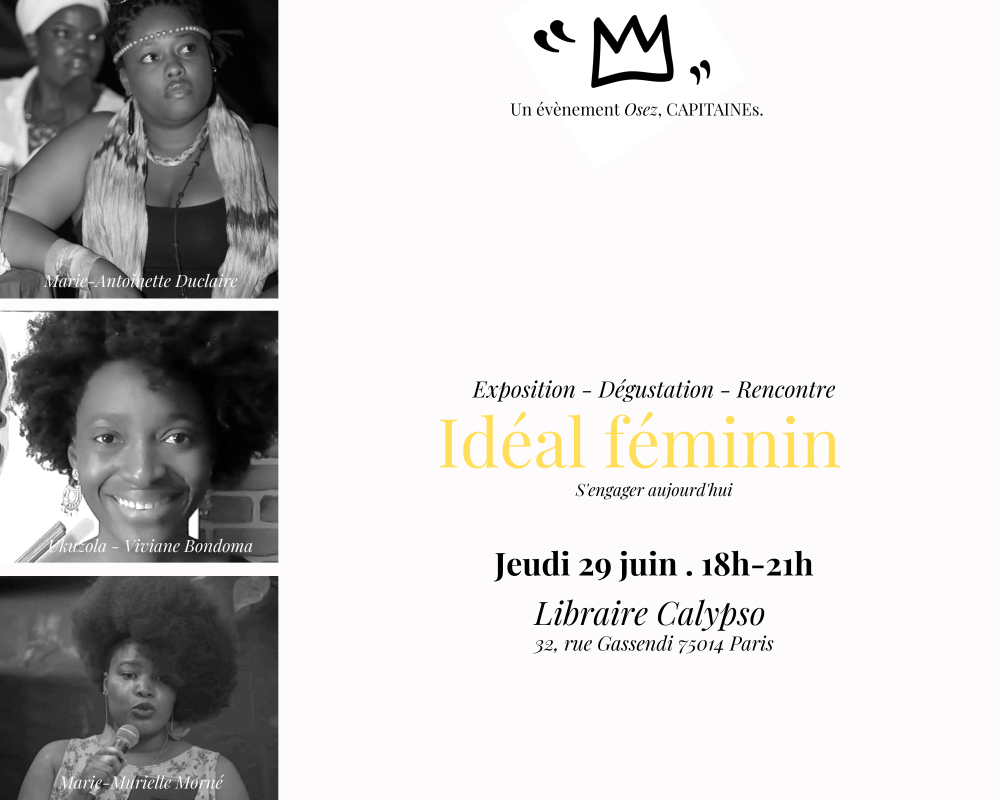 Idéal féminin-Invitation-evènement-femmes-librairiecalypso-osezcapitaines